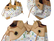 Load image into Gallery viewer, LOUISVUITTON ルイヴィトン モノグラム マルチカラー ウルスラ ブロン ハンドバッグ PVC ヌメ革 M40123 マルチカラー 美品 中古 4b000991