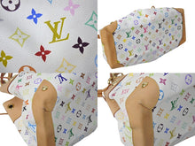 Load image into Gallery viewer, LOUISVUITTON ルイヴィトン モノグラム マルチカラー ウルスラ ブロン ハンドバッグ PVC ヌメ革 M40123 マルチカラー 美品 中古 4b000991