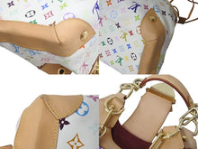 Load image into Gallery viewer, LOUISVUITTON ルイヴィトン モノグラム マルチカラー ウルスラ ブロン ハンドバッグ PVC ヌメ革 M40123 マルチカラー 美品 中古 4b000991