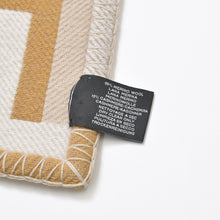 画像をギャラリービューアに読み込む, 極美品 HERMES エルメス ブレード アヴァロン ブランケット ベージュ ブラウン ウール カシミヤ 中古 4b010045
