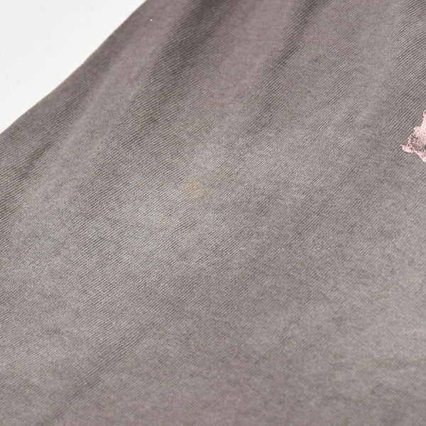 新品同様 SAINT MICHAEL セントマイケル 長袖Tシャツ SM-A21-0000-019 サイズL フェードブラック ヴィンテージ加工 中古 4a010067