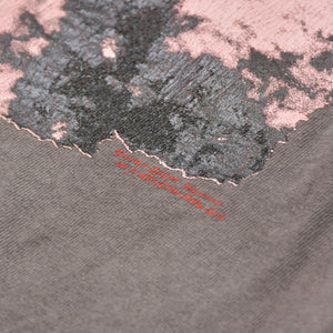 新品同様 SAINT MICHAEL セントマイケル 長袖Tシャツ SM-A21-0000-019 サイズL フェードブラック ヴィンテージ加工 中古 4a010067