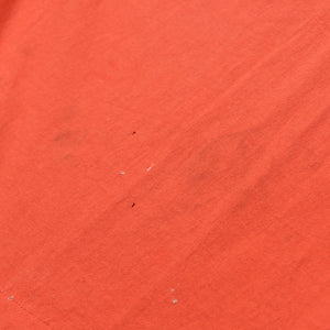 極美品 SAINT MICHAEL セントマイケル 半袖Tシャツ SM-HR1-0000-025 サイズL レッド コットン ヴィンテージ加工 中古 4a010069