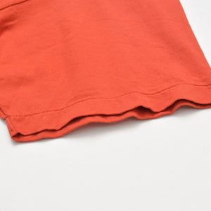 極美品 SAINT MICHAEL セントマイケル 半袖Tシャツ SM-HR1-0000-025 サイズL レッド コットン ヴィンテージ加工 中古 4a010069