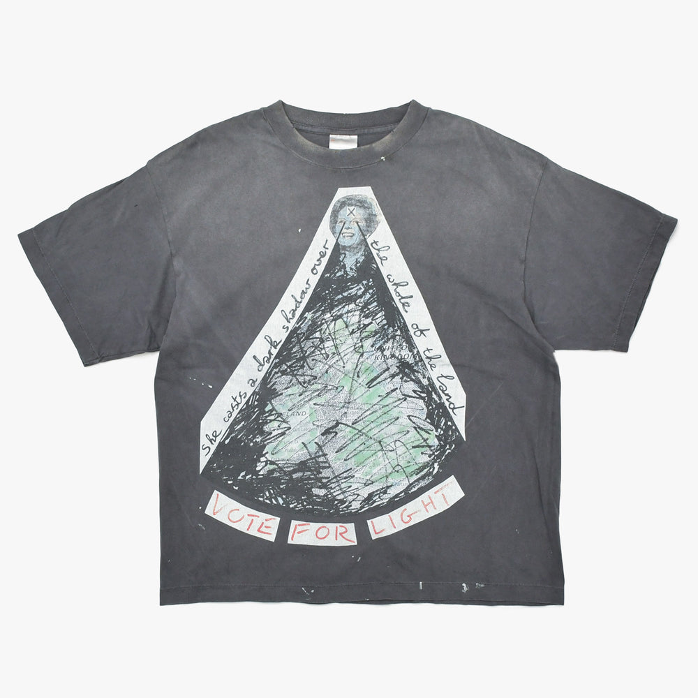新品同様 SAINT MICHAEL セントマイケル × JAMIE REID ジェイミー リード 半袖Tシャツ SM-MK8-0000-C01 サイズL ブラック 中古 4a010071