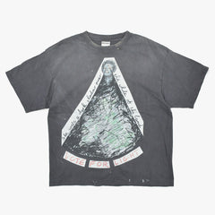 新品同様 SAINT MICHAEL セントマイケル × JAMIE REID ジェイミー リード 半袖Tシャツ SM-MK8-0000-C01 サイズL ブラック 中古 4a010071