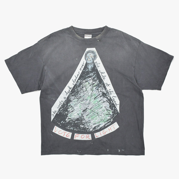 新品同様 SAINT MICHAEL セントマイケル × JAMIE REID ジェイミー リード 半袖Tシャツ SM-MK8-0000-C01 サイズL ブラック 中古 4a010071