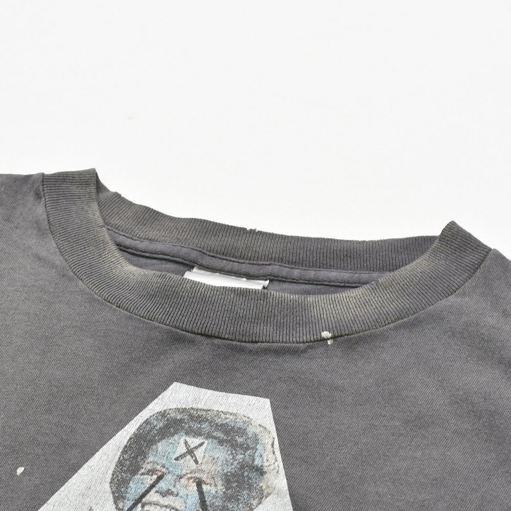 新品同様 SAINT MICHAEL セントマイケル × JAMIE REID ジェイミー リード 半袖Tシャツ SM-MK8-0000-C01 サイズL ブラック 中古 4a010071