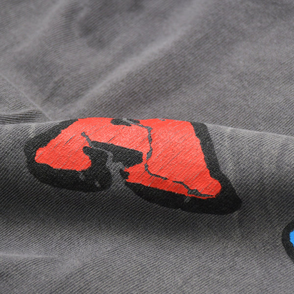 新品同様 SAINT MICHAEL セントマイケル × JAMIE REID ジェイミー リード 半袖Tシャツ SM-MK8-0000-C01 サイズL ブラック 中古 4a010071