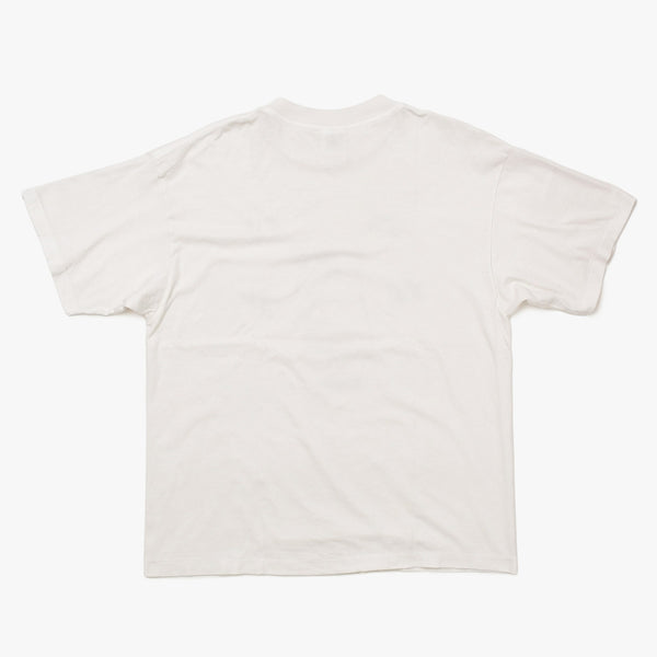 極美品 SAINT MICHAEL セントマイケル × A BATHING APE アベイシングエイプ 半袖Tシャツ SM-MK1-0000-C34 サイズL ホワイト 中古 4a010072