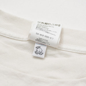Very Good Condition SAINT MICHAEL 26SS Short Sleeve T-shirt SM-MK8-0000-017 Size L Bunny Girl White Print Used 4a010073