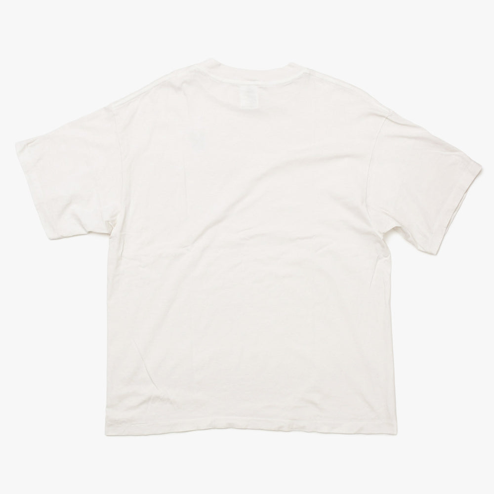 極美品 SAINT MICHAEL セントマイケル 26SS 半袖Tシャツ SM-MK8-0000-017 サイズL バニーガール ホワイト プリント 中古 4a010073