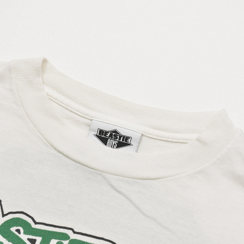 極美品 SAINT MICHAEL セントマイケル × BEASTIE BOYS ビースティボーイズ 半袖Tシャツ SM-MK8-0000-C23 サイズL ホワイト 中古 4a010074