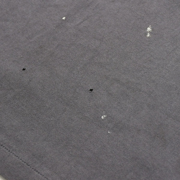 新品同様 SAINT MICHAEL セントマイケル DELICATE BULLSHIT 半袖Tシャツ SM-HR8-0000-003 サイズS ブラック ヴィンテージ加工 中古 4a010075