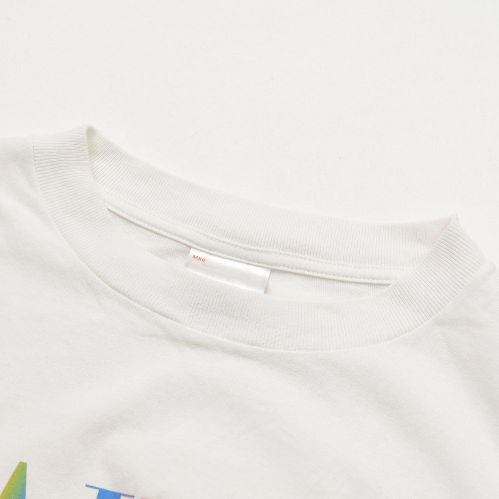 新品同様 SAINT MICHAEL セントマイケル 24AW 半袖Tシャツ SM-YS1-0000-007 サイズM ホワイト マルチカラー 中古 4a010076