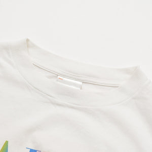 新品同様 SAINT MICHAEL セントマイケル 24AW 半袖Tシャツ SM-YS1-0000-007 サイズM ホワイト マルチカラー 中古 4a010076