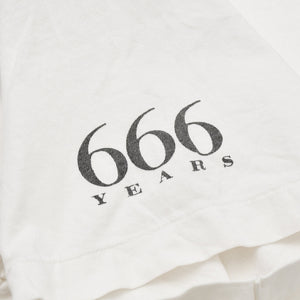 新品同様 SAINT MICHAEL セントマイケル 24AW 半袖Tシャツ SM-YS1-0000-007 サイズM ホワイト マルチカラー 中古 4a010076