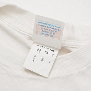新品同様 SAINT MICHAEL セントマイケル 24AW 半袖Tシャツ SM-YS1-0000-007 サイズM ホワイト マルチカラー 中古 4a010076
