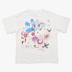 新品未使用 SAINT MICHAEL セントマイケル DAY OF THE FREAKS 半袖Tシャツ SM-HR8-0000-023 サイズS ホワイト マルチカラー 中古 4a010078