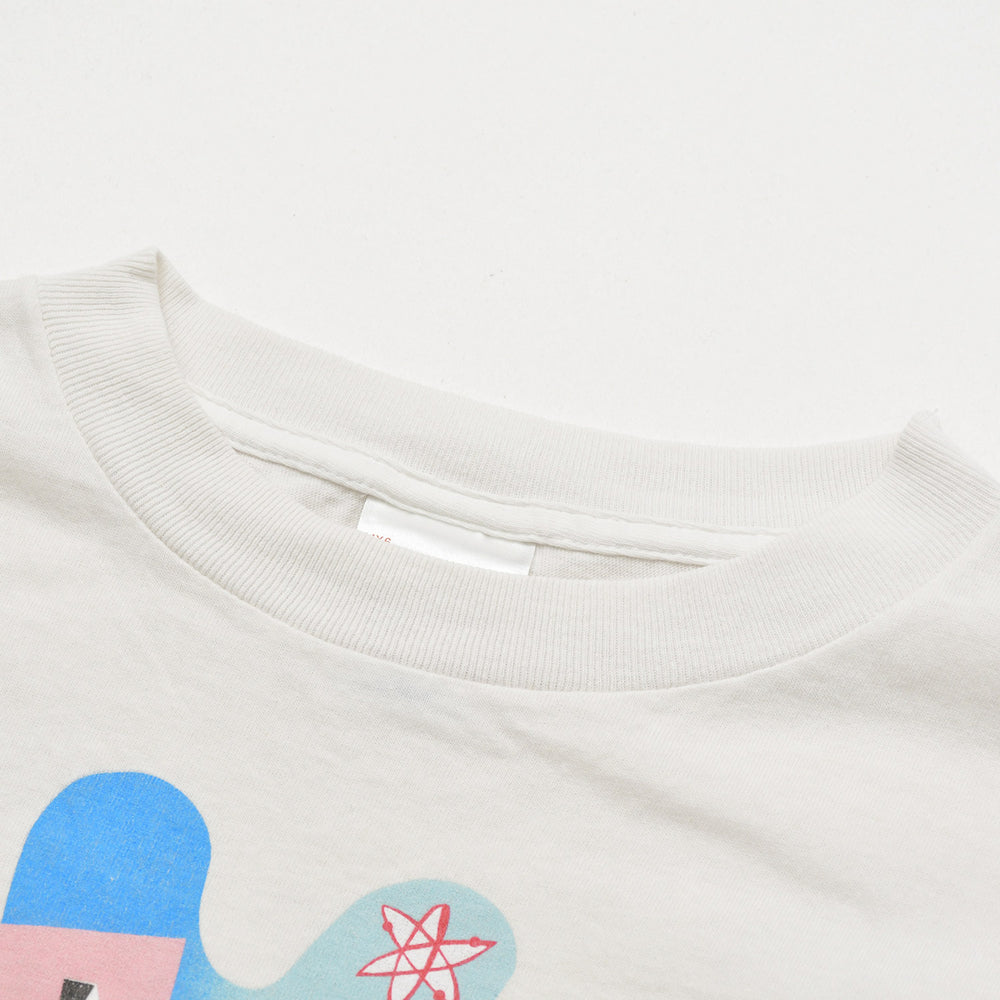新品未使用 SAINT MICHAEL セントマイケル DAY OF THE FREAKS 半袖Tシャツ SM-HR8-0000-023 サイズS ホワイト マルチカラー 中古 4a010078