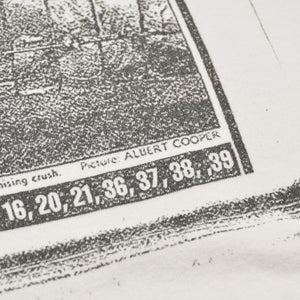 新品未使用 SAINT MICHAEL セントマイケル DAILY MIRROR デイリーミラー 半袖Tシャツ SM-MK3-0000-C02 サイズL ホワイト 中古 4a010079