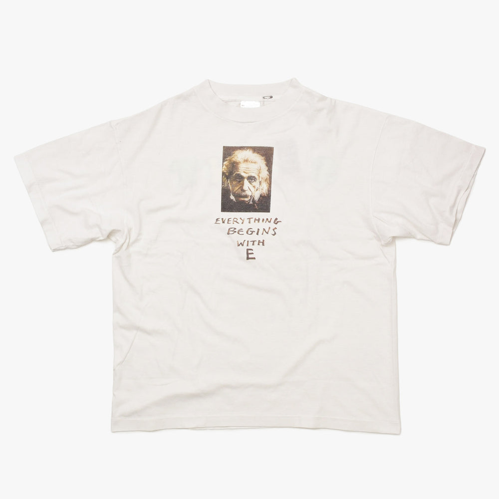 新品未使用 SAINT MICHAEL セントマイケル × JAMIE REID ジェイミー リード 半袖Tシャツ SM-MK8-0000-C04 サイズL アインシュタイン 中古 4a010080