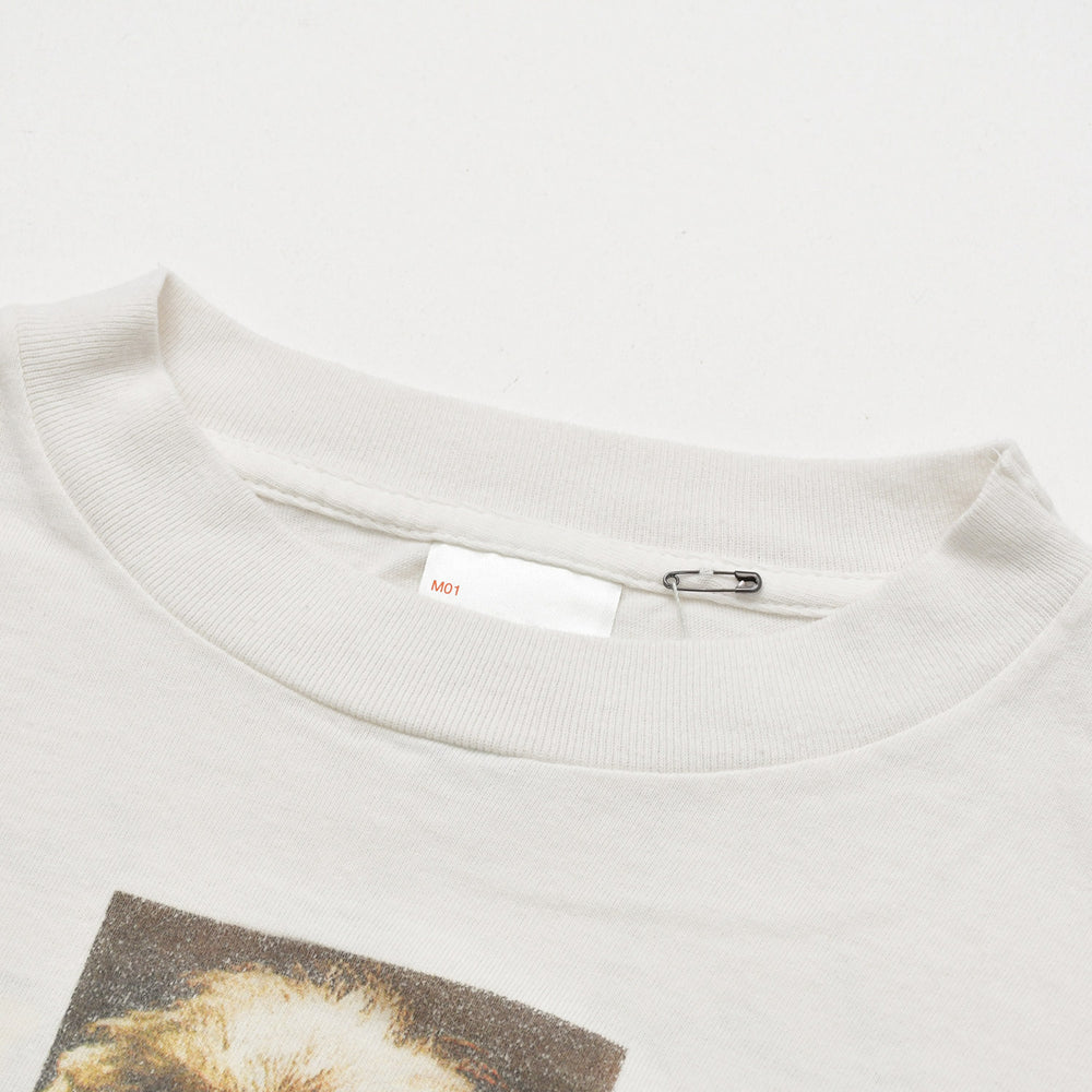 新品未使用 SAINT MICHAEL セントマイケル × JAMIE REID ジェイミー リード 半袖Tシャツ SM-MK8-0000-C04 サイズL アインシュタイン 中古 4a010080