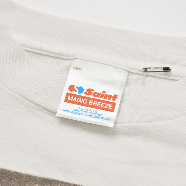 新品未使用 SAINT MICHAEL セントマイケル × JAMIE REID ジェイミー リード 半袖Tシャツ SM-MK8-0000-C04 サイズL アインシュタイン 中古 4a010080