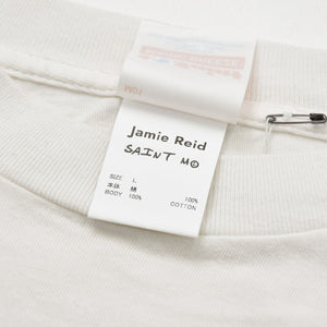新品未使用 SAINT MICHAEL セントマイケル × JAMIE REID ジェイミー リード 半袖Tシャツ SM-MK8-0000-C04 サイズL アインシュタイン 中古 4a010080