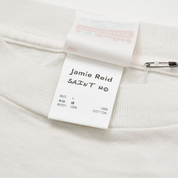 新品未使用 SAINT MICHAEL セントマイケル × JAMIE REID ジェイミー リード 半袖Tシャツ SM-MK8-0000-C04 サイズL アインシュタイン 中古 4a010080
