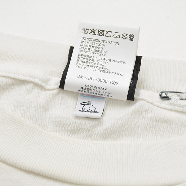 新品未使用 SAINT MICHAEL セントマイケル × The KLF ザ ケイエルエフ 半袖Tシャツ SM-HR1-0000-C02 サイズL スマイル ホワイト 中古 4a010081