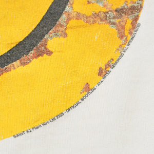 新品未使用 SAINT MICHAEL セントマイケル × The KLF ザ ケイエルエフ 半袖Tシャツ SM-HR1-0000-C02 サイズL スマイル ホワイト 中古 4a010081