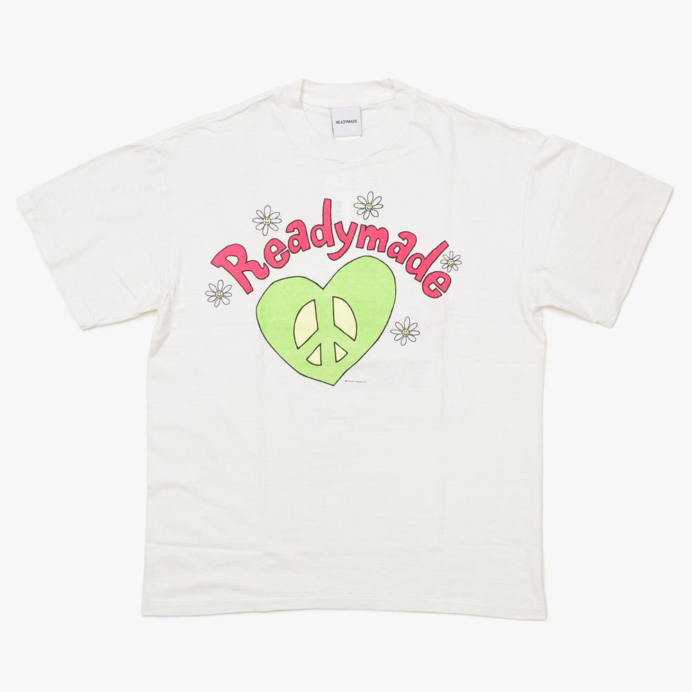 新品未使用 READY MADE レディメイド 24SS 半袖Tシャツ RE-CO-WH-00-00-275 サイズL ホワイト De La Soul デラソウル 中古 4a010082