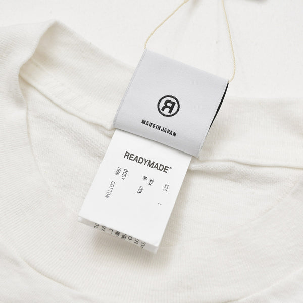 New and unused READY MADE 24SS short sleeve T-shirt RE-CO-WH-00-00-275 Size L White De La Soul Used 4a010082