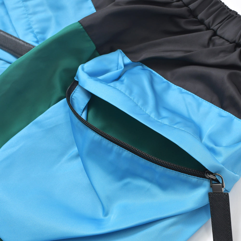Very Good Condition PRADA 20SS Nylon Mini Skirt 21H853 S201 1V3M Multicolor Size 36 Used 4b010129