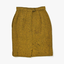 画像をギャラリービューアに読み込む, 極美品 Dior ディオール 総柄 セットアップ 7040NE83 イエロー ブラック ウール ナイロン キュプラ 中古 4b010144