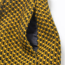 画像をギャラリービューアに読み込む, 極美品 Dior ディオール 総柄 セットアップ 7040NE83 イエロー ブラック ウール ナイロン キュプラ 中古 4b010144