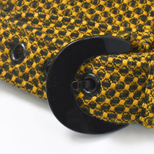 画像をギャラリービューアに読み込む, 極美品 Dior ディオール 総柄 セットアップ 7040NE83 イエロー ブラック ウール ナイロン キュプラ 中古 4b010144