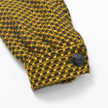 画像をギャラリービューアに読み込む, 極美品 Dior ディオール 総柄 セットアップ 7040NE83 イエロー ブラック ウール ナイロン キュプラ 中古 4b010144