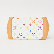 画像をギャラリービューアに読み込む, 極美品 LOUIS VUITTON ルイヴィトン オードラ ブロン ハンドバッグ 村上隆 M40047 ゴールド金具 ホワイト マルチカラー 中古 4a001017
