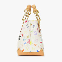 画像をギャラリービューアに読み込む, 極美品 LOUIS VUITTON ルイヴィトン オードラ ブロン ハンドバッグ 村上隆 M40047 ゴールド金具 ホワイト マルチカラー 中古 4a001017