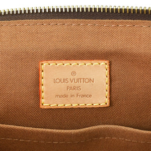 極美品 LOUIS VUITTON ルイヴィトン モノグラム ポパンクール オ ショルダーバッグ M40007 PVCコーティングキャンバス ブラウン 中古 4b010174