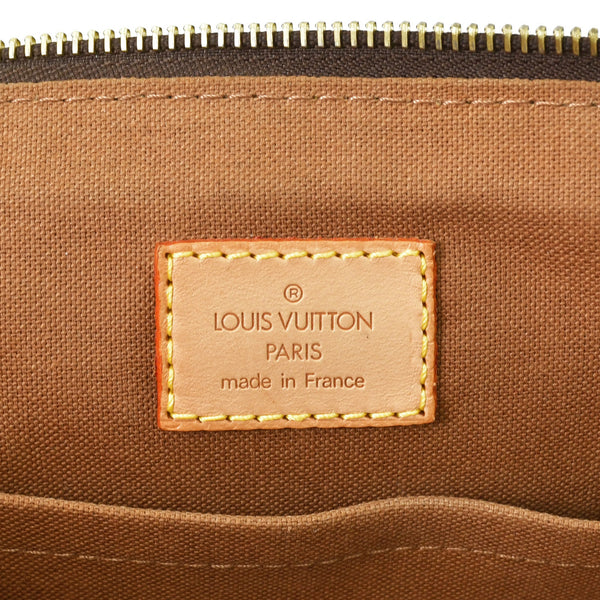 極美品 LOUIS VUITTON ルイヴィトン モノグラム ポパンクール オ ショルダーバッグ M40007 PVCコーティングキャンバス ブラウン 中古 4b010174