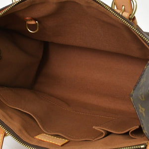 極美品 LOUIS VUITTON ルイヴィトン モノグラム ポパンクール オ ショルダーバッグ M40007 PVCコーティングキャンバス ブラウン 中古 4b010174