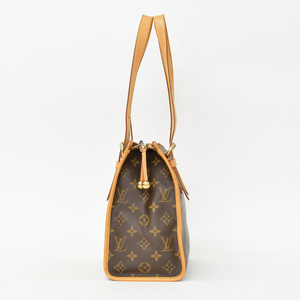 極美品 LOUIS VUITTON ルイヴィトン モノグラム ポパンクール オ ショルダーバッグ M40007 PVCコーティングキャンバス ブラウン 中古 4b010174