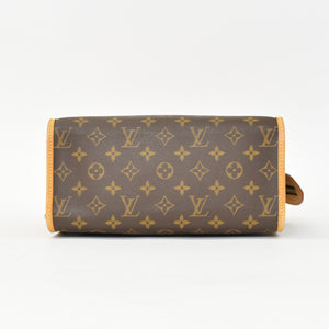 極美品 LOUIS VUITTON ルイヴィトン モノグラム ポパンクール オ ショルダーバッグ M40007 PVCコーティングキャンバス ブラウン 中古 4b010174