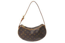 Load image into Gallery viewer, 極美品 LOUIS VUITTON ルイヴィトン モノグラム クロワッサン PM ハンドバッグ M51510 ブラウン ワンショルダー ロゴ 中古 4b001020