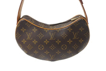 Load image into Gallery viewer, 極美品 LOUIS VUITTON ルイヴィトン モノグラム クロワッサン PM ハンドバッグ M51510 ブラウン ワンショルダー ロゴ 中古 4b001020