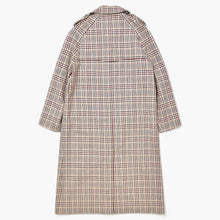 画像をギャラリービューアに読み込む, 新品同様品 CELINE セリーヌ プリンス オブ ウェールズ トレンチコート 2M382330D チェック コットン ウール ナイロン サイズ36 中古 4b010216