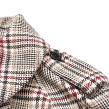画像をギャラリービューアに読み込む, 新品同様品 CELINE セリーヌ プリンス オブ ウェールズ トレンチコート 2M382330D チェック コットン ウール ナイロン サイズ36 中古 4b010216